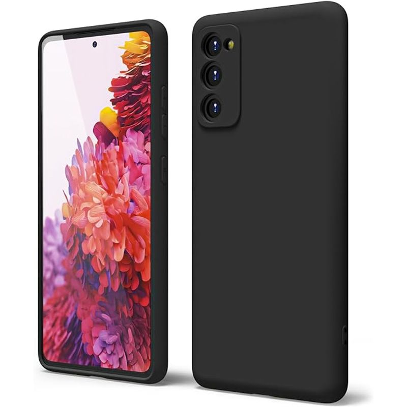 GENERICO - Case Protector para Samsung S20 FE Silicona Negro