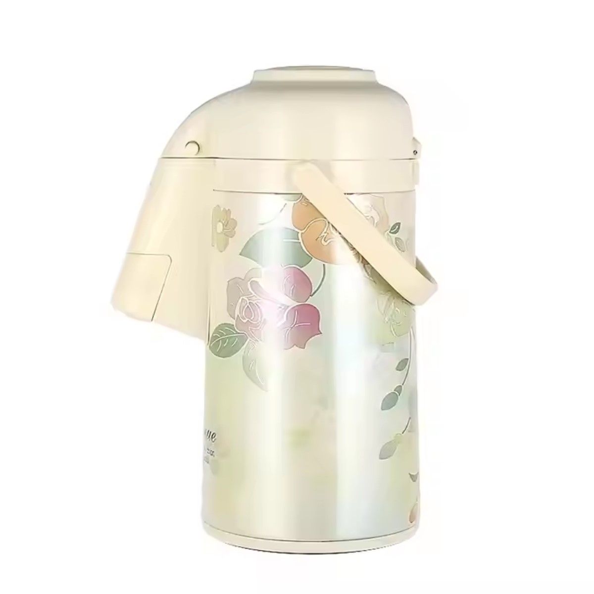 GENERICO - Termo Con Dispensador 3L Premium Acero Inoxidable Con Diseño Beige