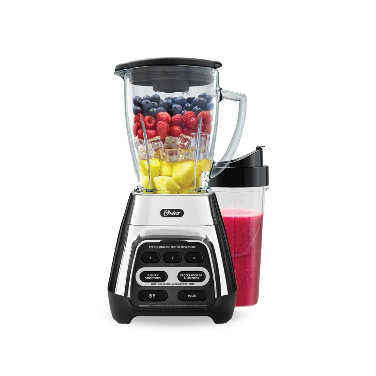 OSTER - Licuadora OSTER de 2 Litros Reversible Vaso Blend N GO BLSTPYG1311NBG