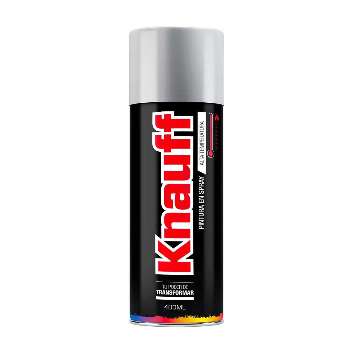 KNAUF - Pintura Spray Alta Temperatura Aluminio 400ML KNAUFF