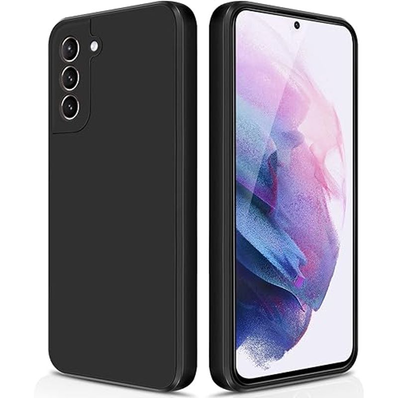 GENERICO - Case Protector para Samsung S21 PLUS Silicona Negro