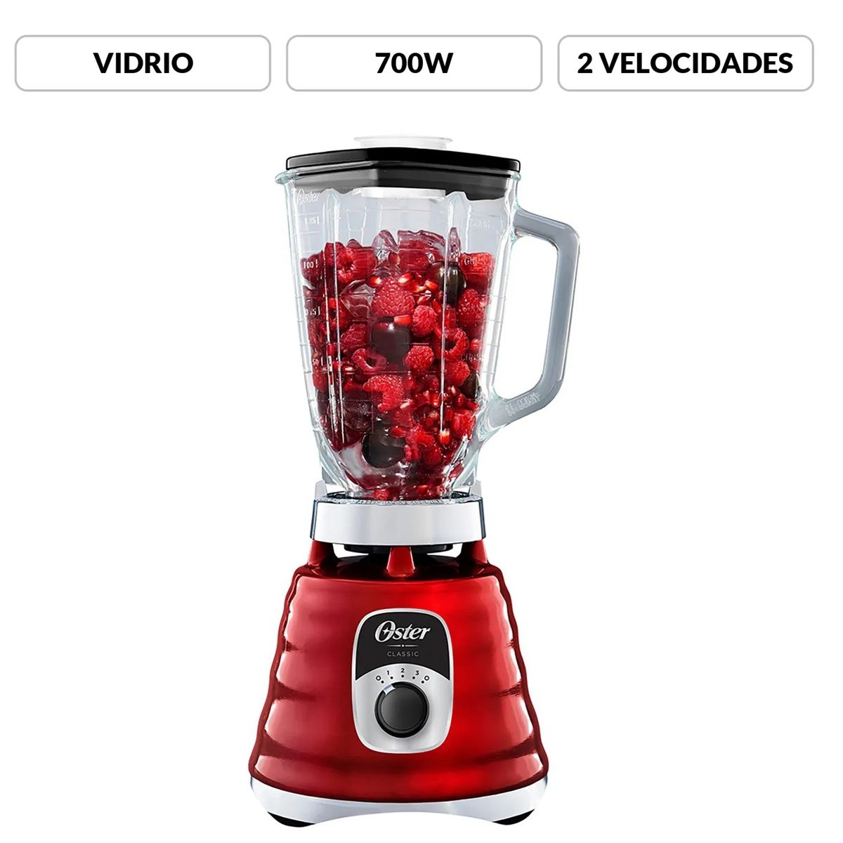 OSTER - LICUADORA CLÁSICA OSTER 125L BLST4126R