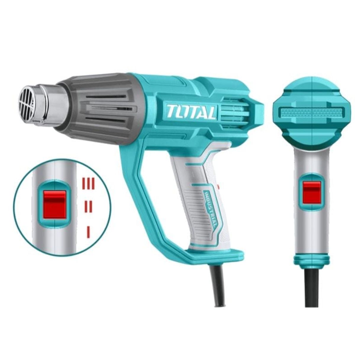 TOTAL TOOLS - PISTOLA DE CALOR 2000W INDUSTRIAL TOTAL TB20078