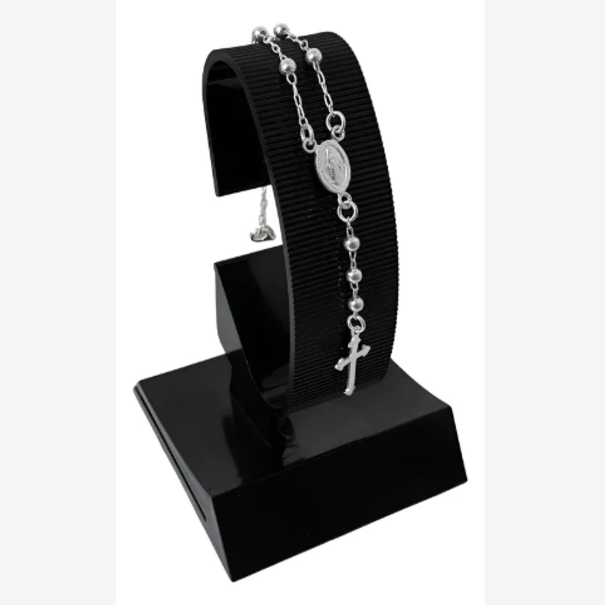 GENERICO - Pulsera Denario Medalla Milagrosa Regalo Joya Plata 925