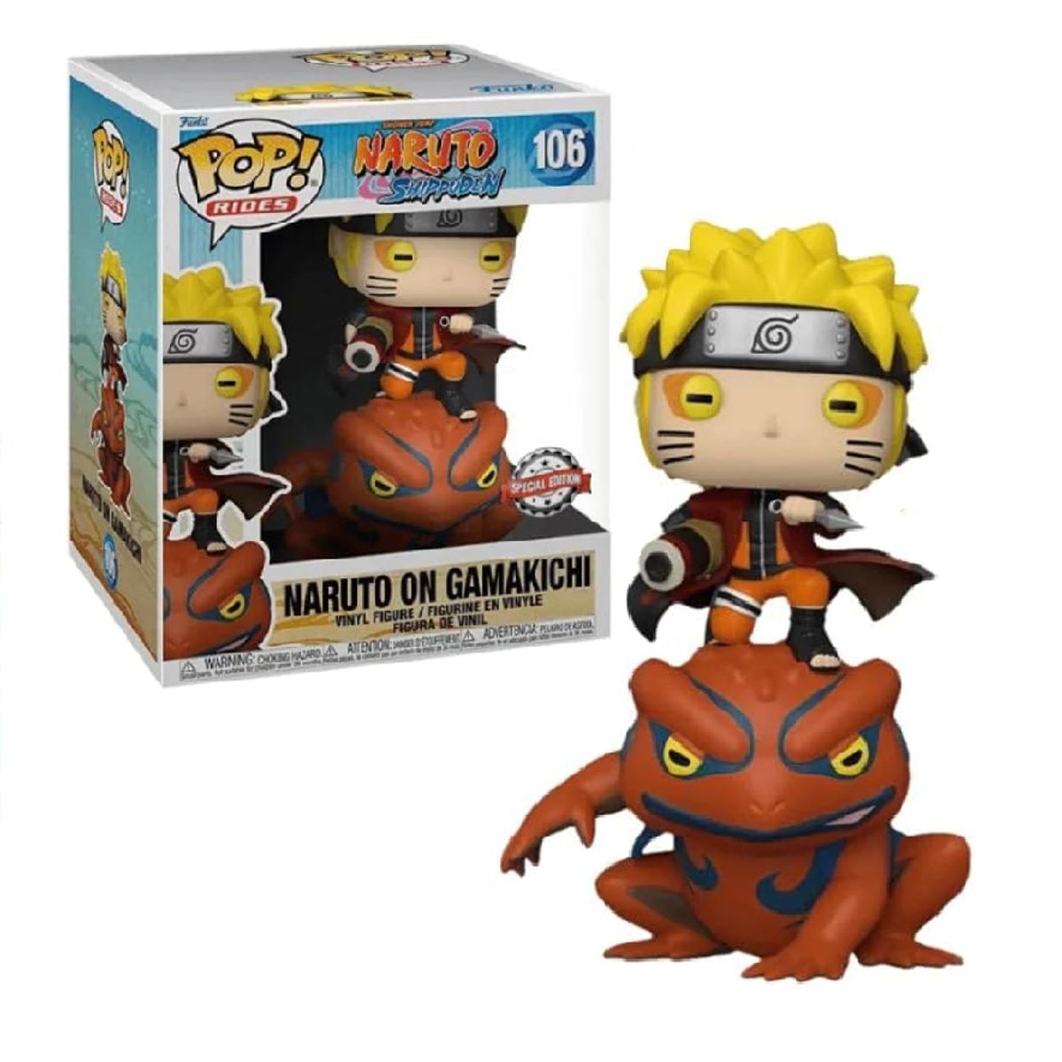 FUNKO - FUNKO POP NARUTO ON GAMAKICHI SHIPPUDEN 106 SPECIAL EDITION