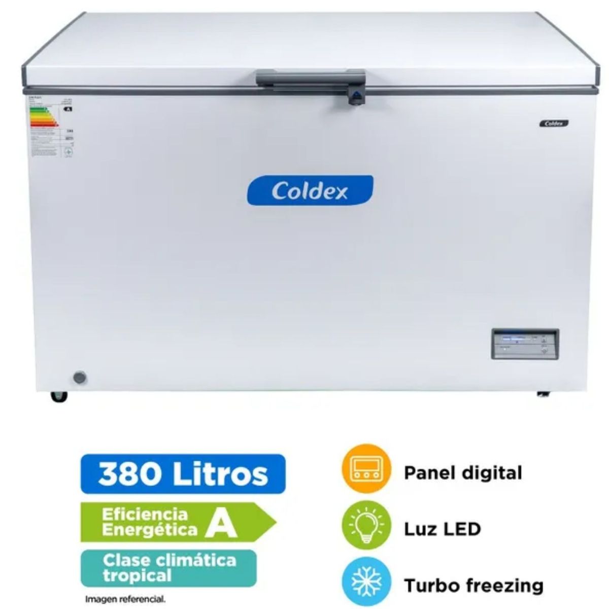 COLDEX - Congeladora Coldex 380LT CH40PLUS Blanco