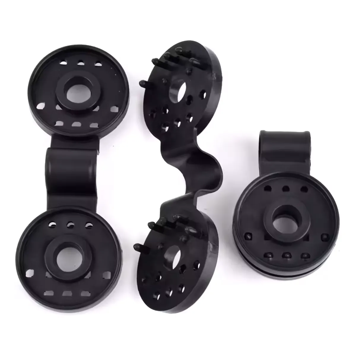 GENERICO - PACK X 30 CLIPS TIPO SUJETADOR PARA MALLA RASCHEL 7.3 x 2.7 CM