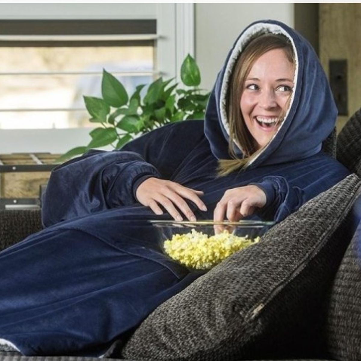 GENERICO - Huggle adulto  manta con manga Tendencia