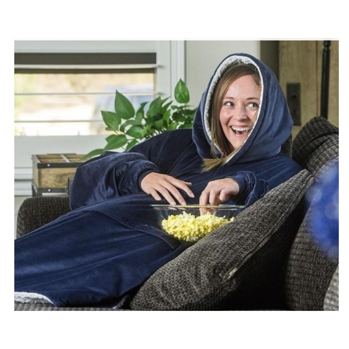 GENERICO - Huggle adulto  manta con manga Tendencia