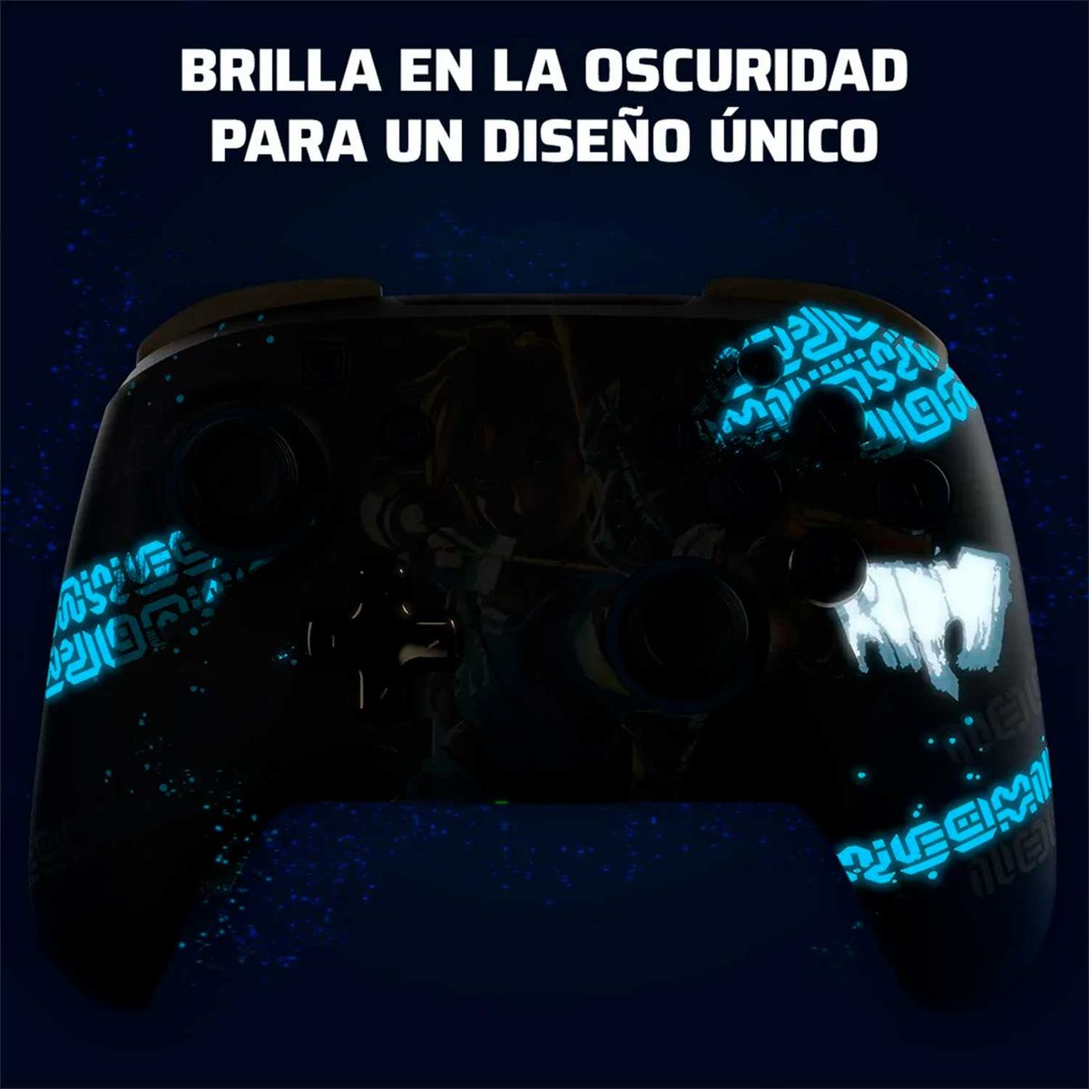 PDP - Mando PDP Wireless Nintendo Switch Rematch Glow Link Zelda Azul
