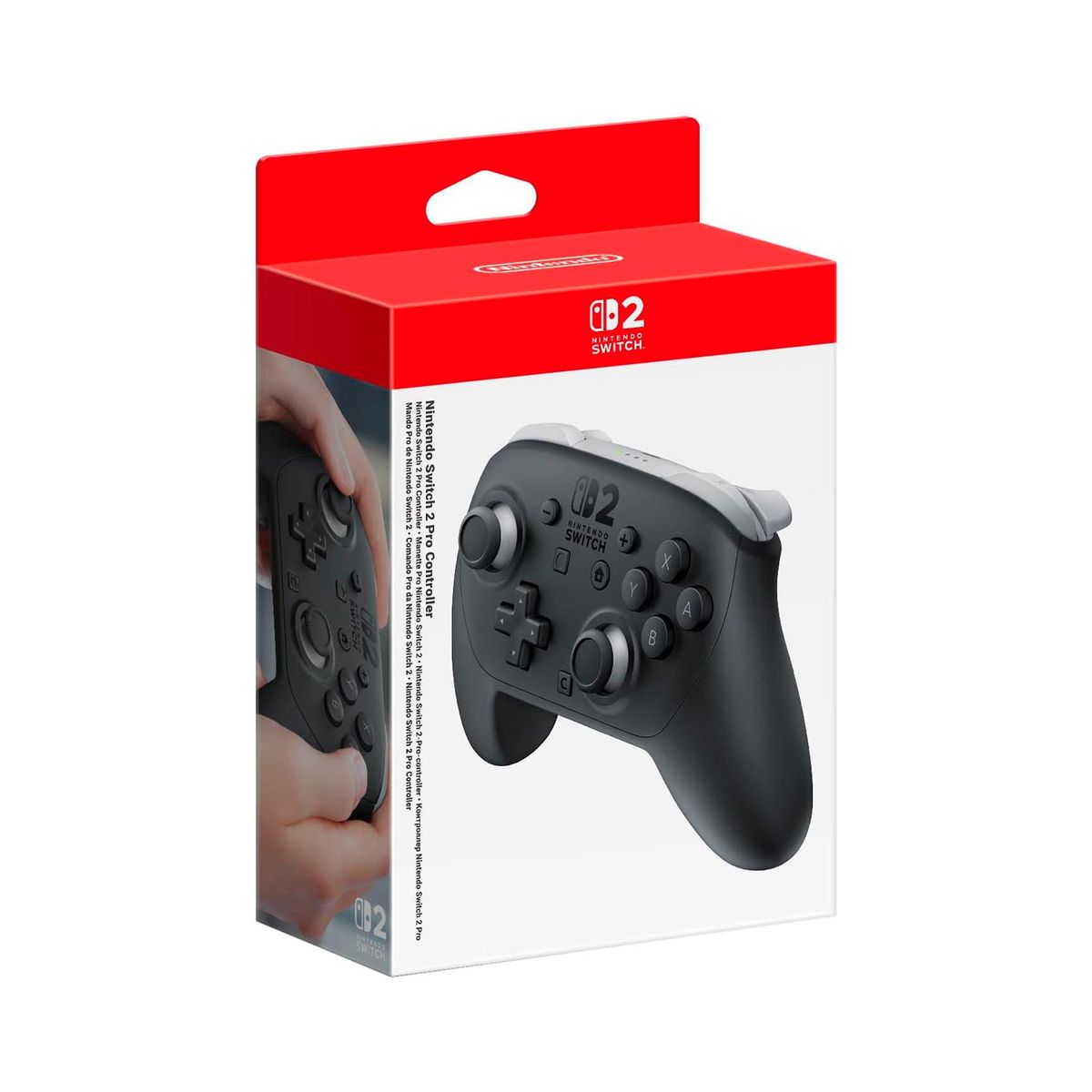 NINTENDO - Mando Pro Controller Nintendo Switch 2 Gris