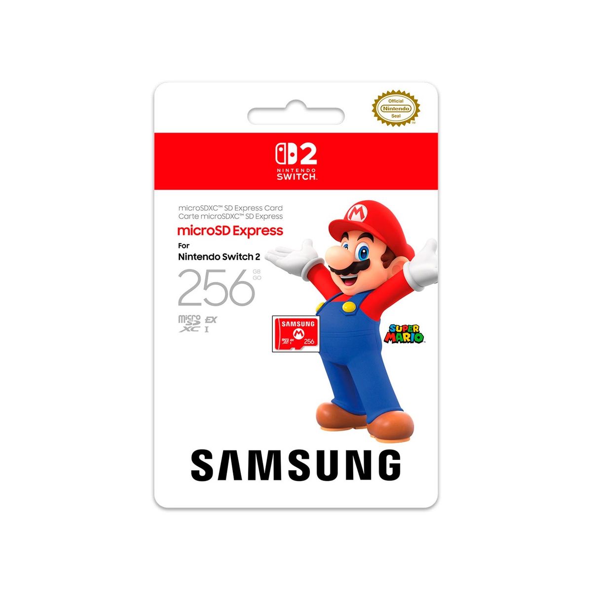 SAMSUNG - Memoria microSD Samsung Express Card 256GB Para Nintendo Switch 2