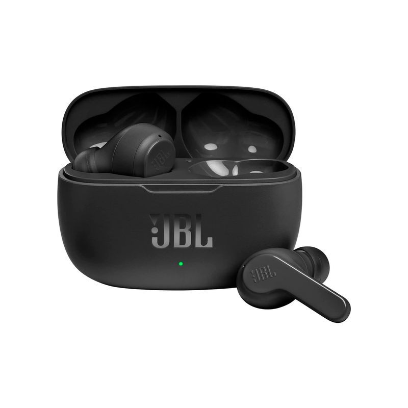 JBL - Audifonos JBL Vibe 200 True Wireless Bluetooth USB-C Negro