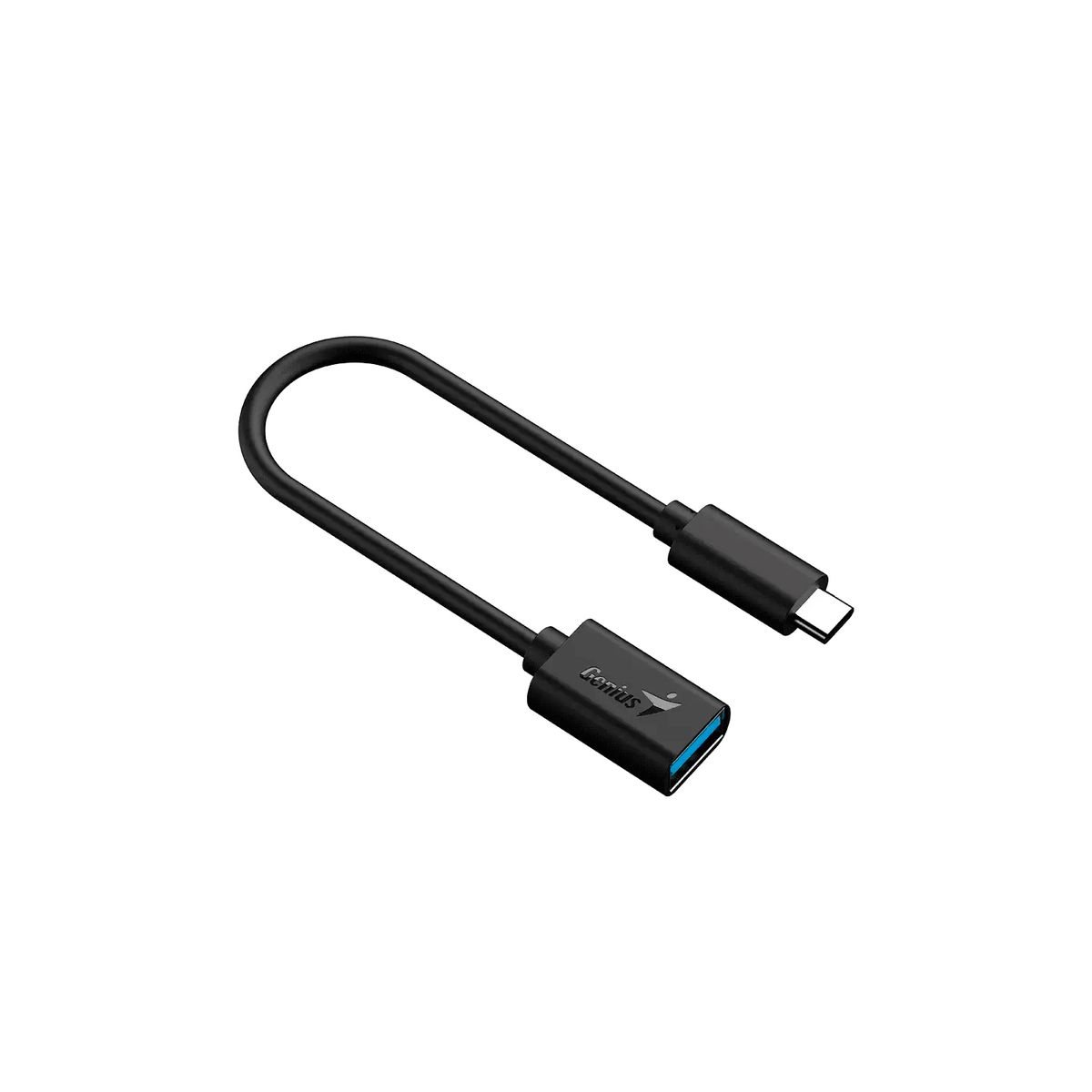 GENIUS - Adaptador OTG Genius ACC-C2AC USB-C a USB-A 21cm Negro
