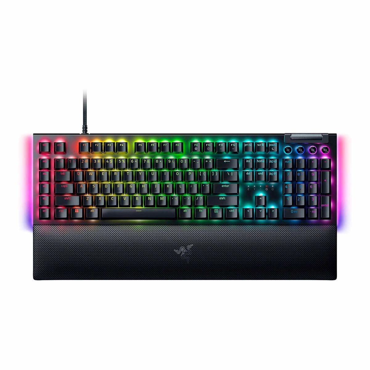 RAZER - Teclado Razer Blackwidow V4 Mechanical Us Switch Yellow Chroma Black
