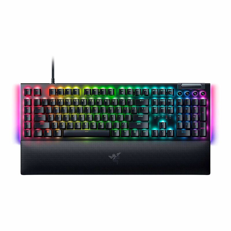 RAZER - Teclado Razer Blackwidow V4 Mechanical Us Switch Yellow Chroma Black