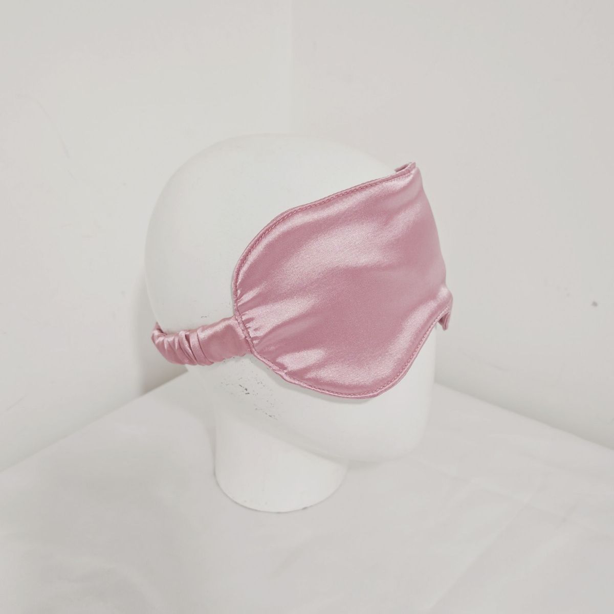 GENERICO - Pack Antifaz para dormir + Scrunchie en Satín - Palo Rosa