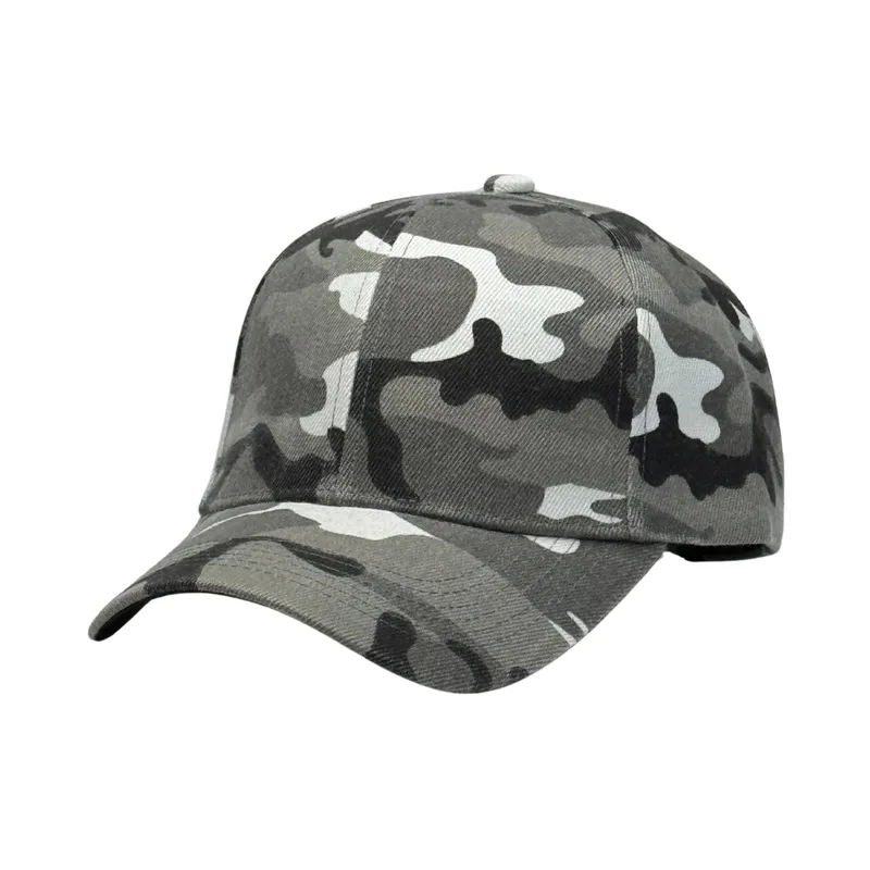 GENERICO - Gorra Unisex de Lona Camuflada Ploma con Visera Curva