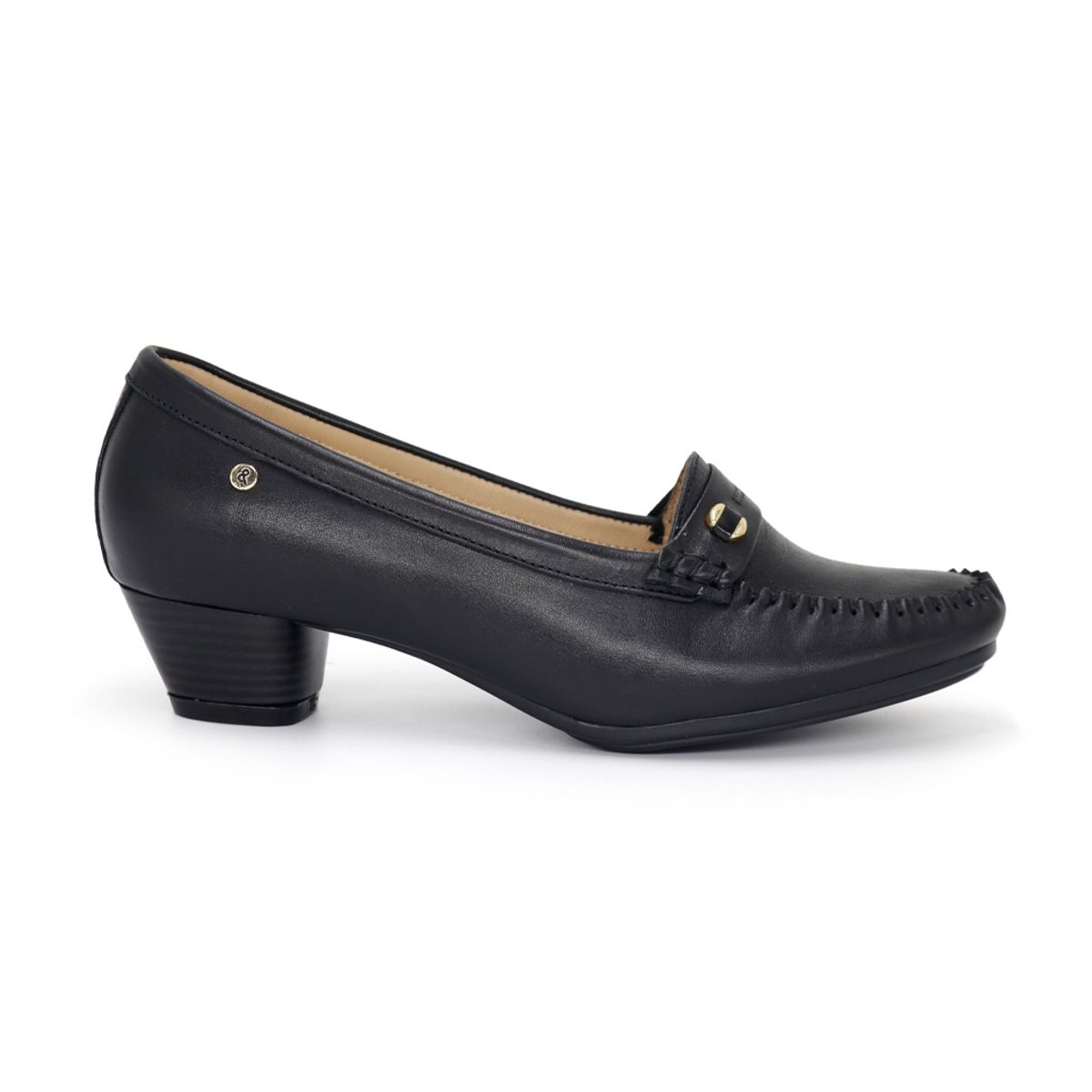 PAR&SS - Mocasín Casual De Cuero Mujer Par&ss KA25Q1-KM057 Negro