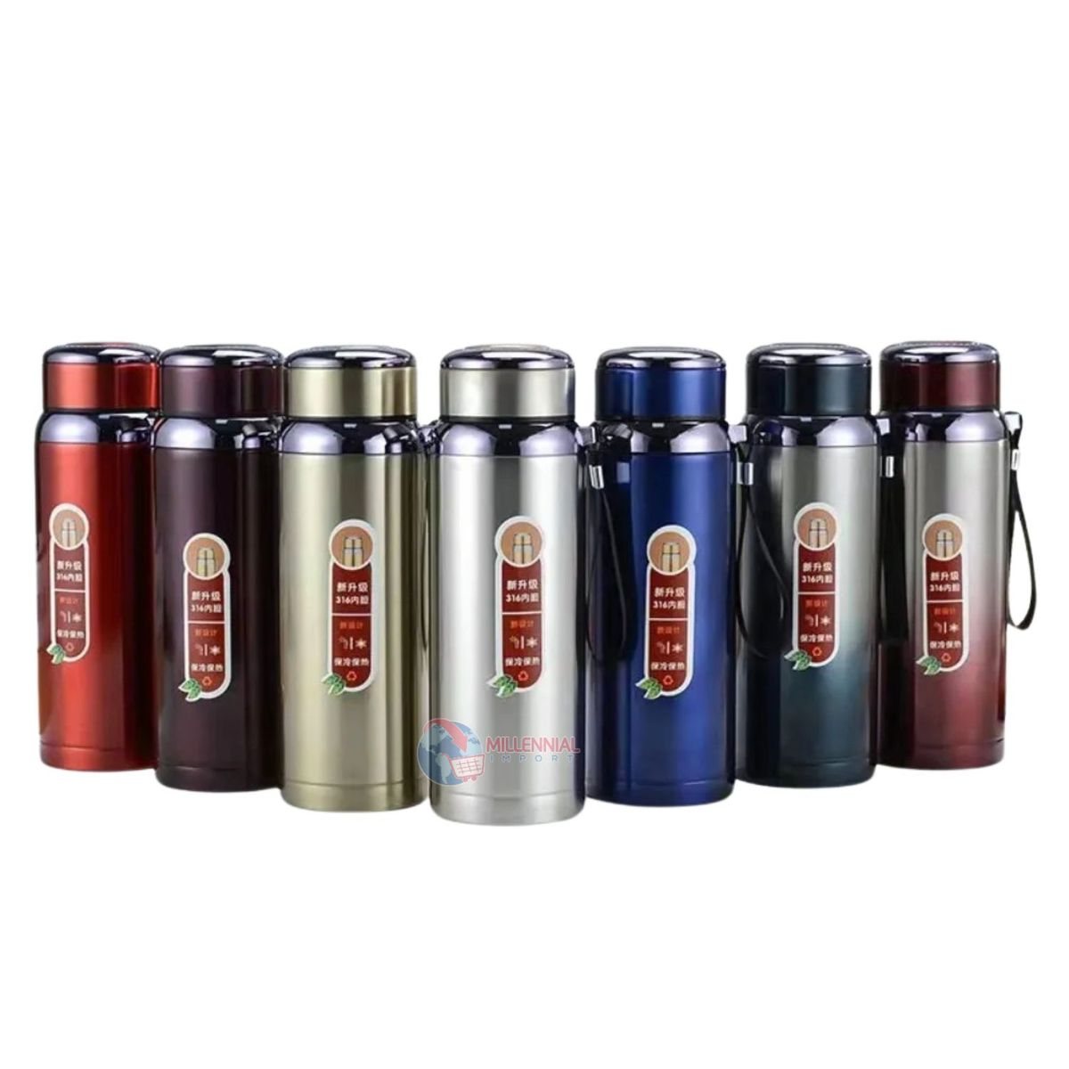 GENERICO - Termo Premium de 800 ml Acero Inoxidable Hombre