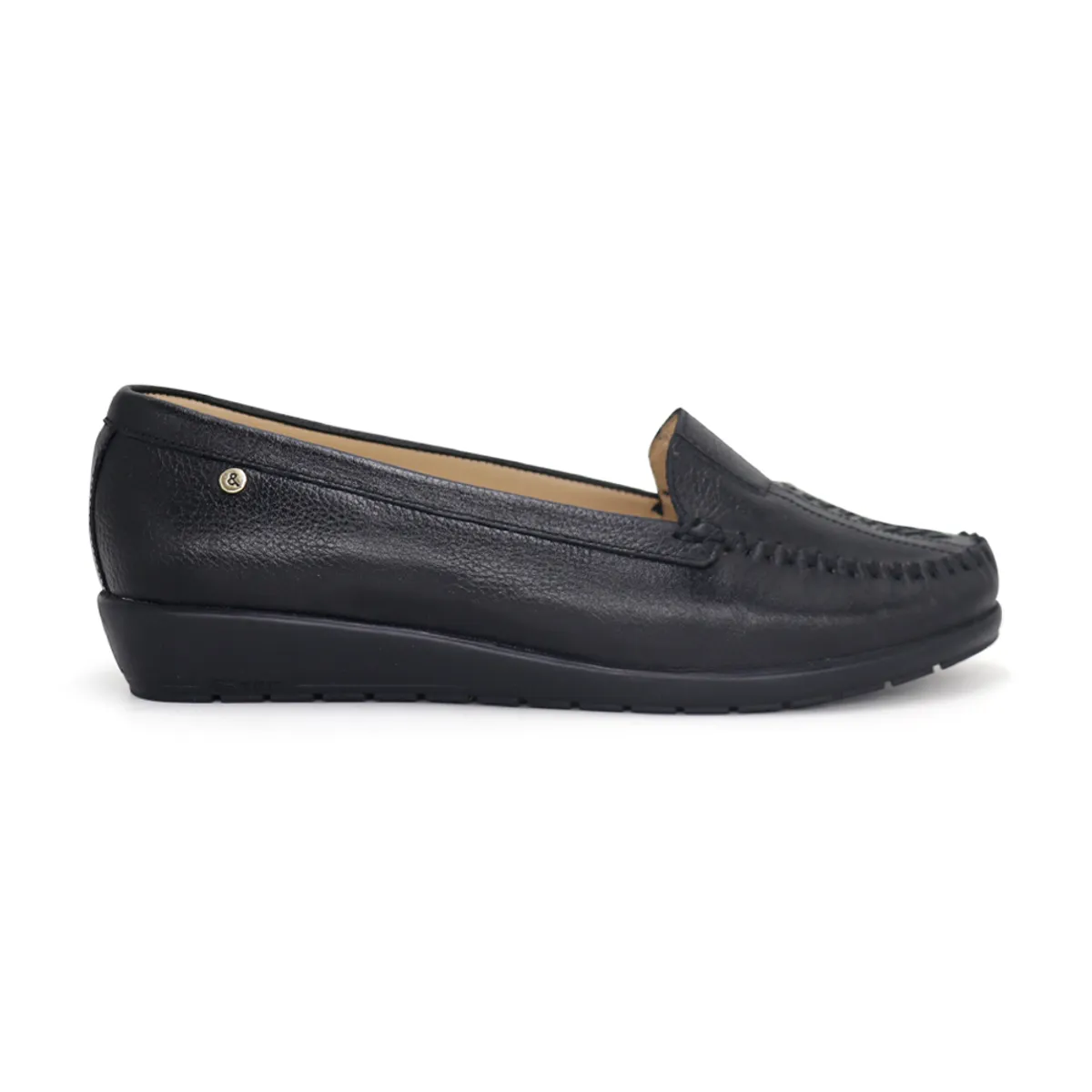 PAR&SS - Mocasín Casual De Cuero Mujer Par&ss KA25Q1-KM032 Negro