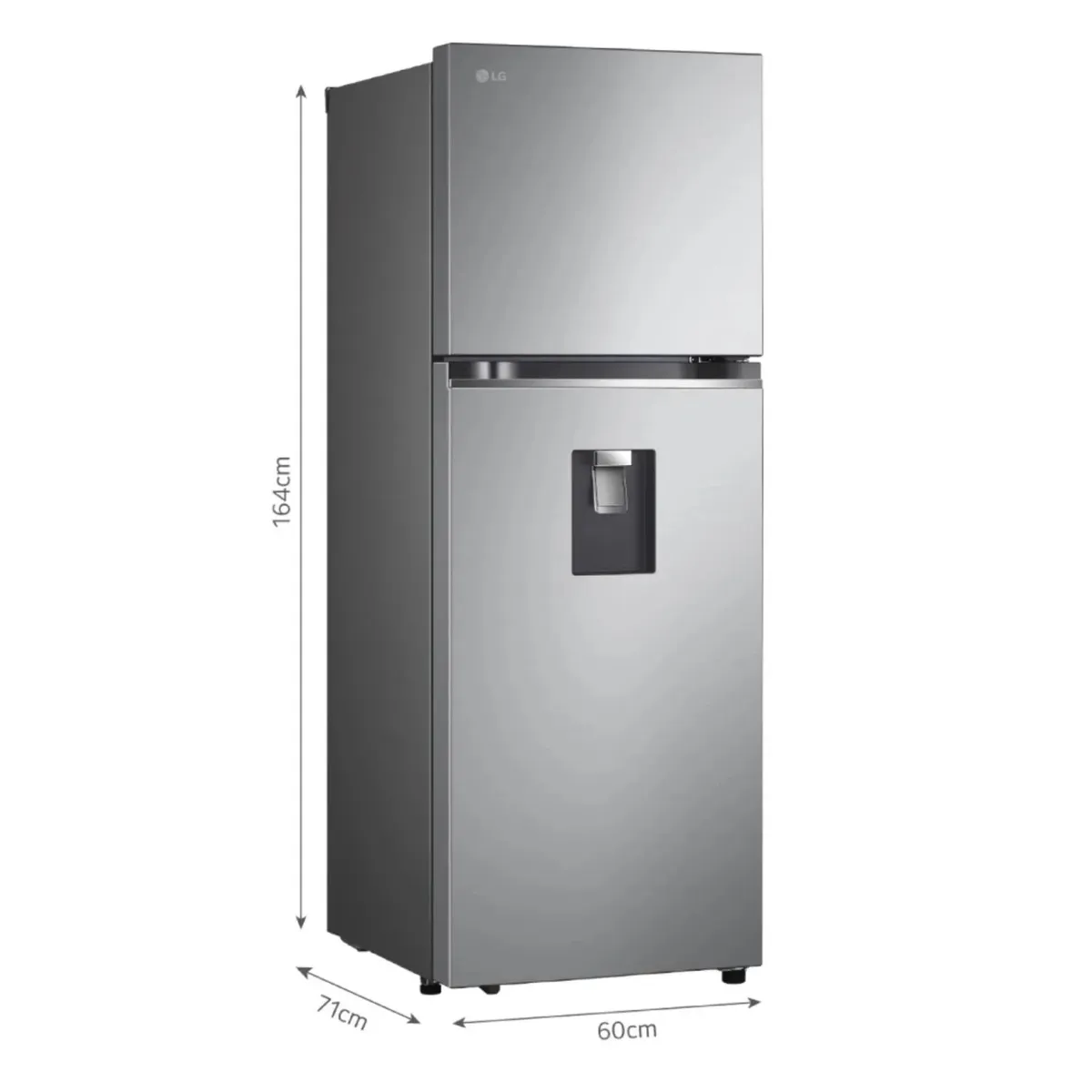 LG - Refrigeradora LG No Frost 314 LT GT31WPP Plateado
