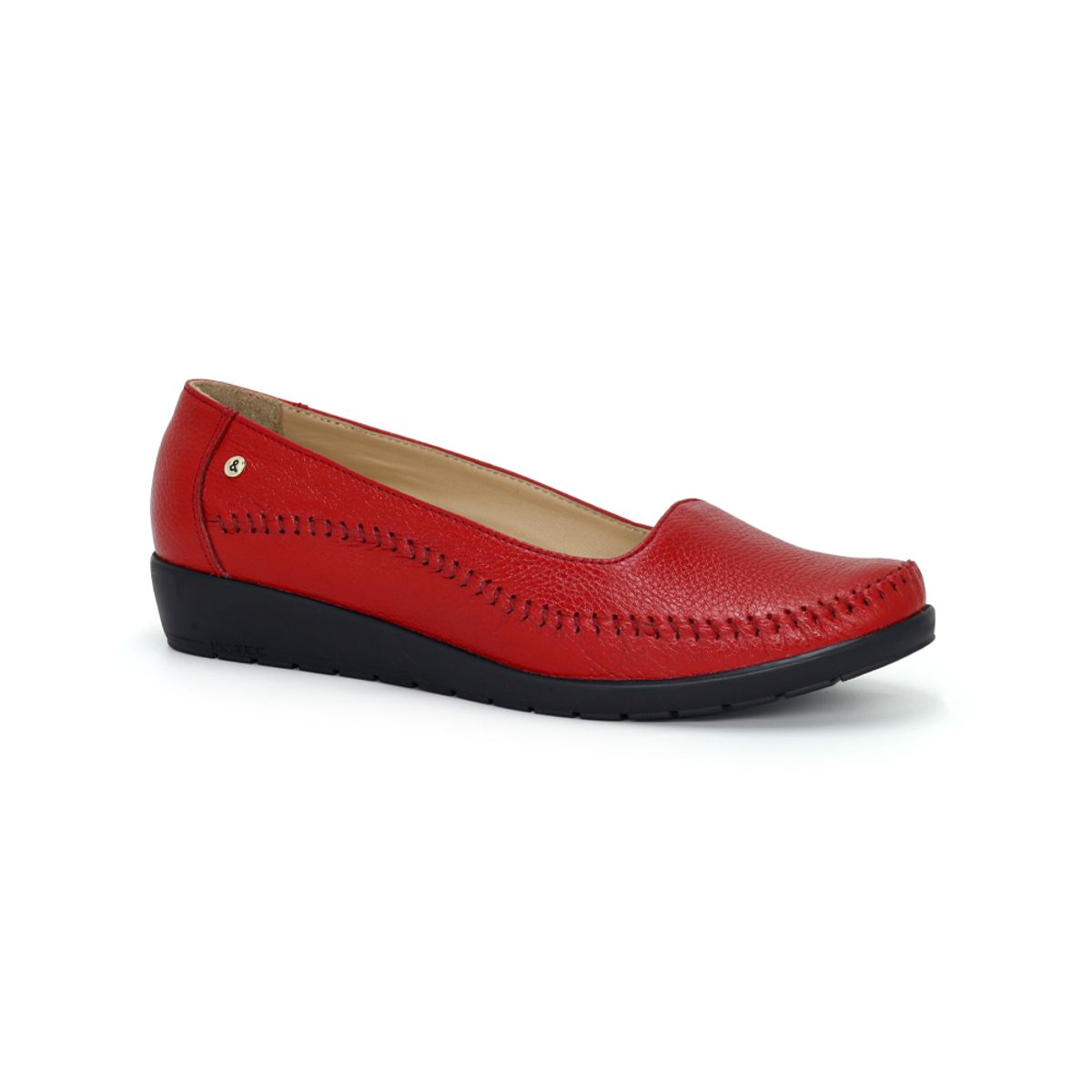 PAR&SS - Mocasín Casual De Cuero Mujer Par&ss KA25Q1-KM036 Rojo
