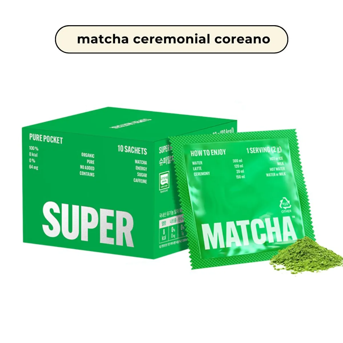 LE COREANE - MATCHA CEREMONIAL COREANO SUPER MATCHA PURE POCKET