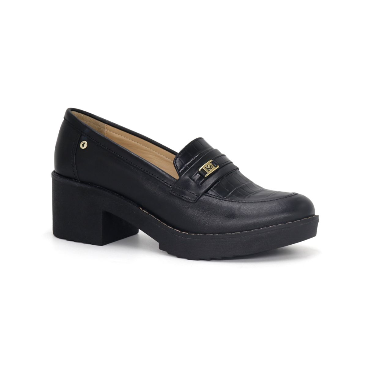 PAR&SS - Mocasín Casual De Cuero Mujer Par&ss KA25Q1-KM045 Negro