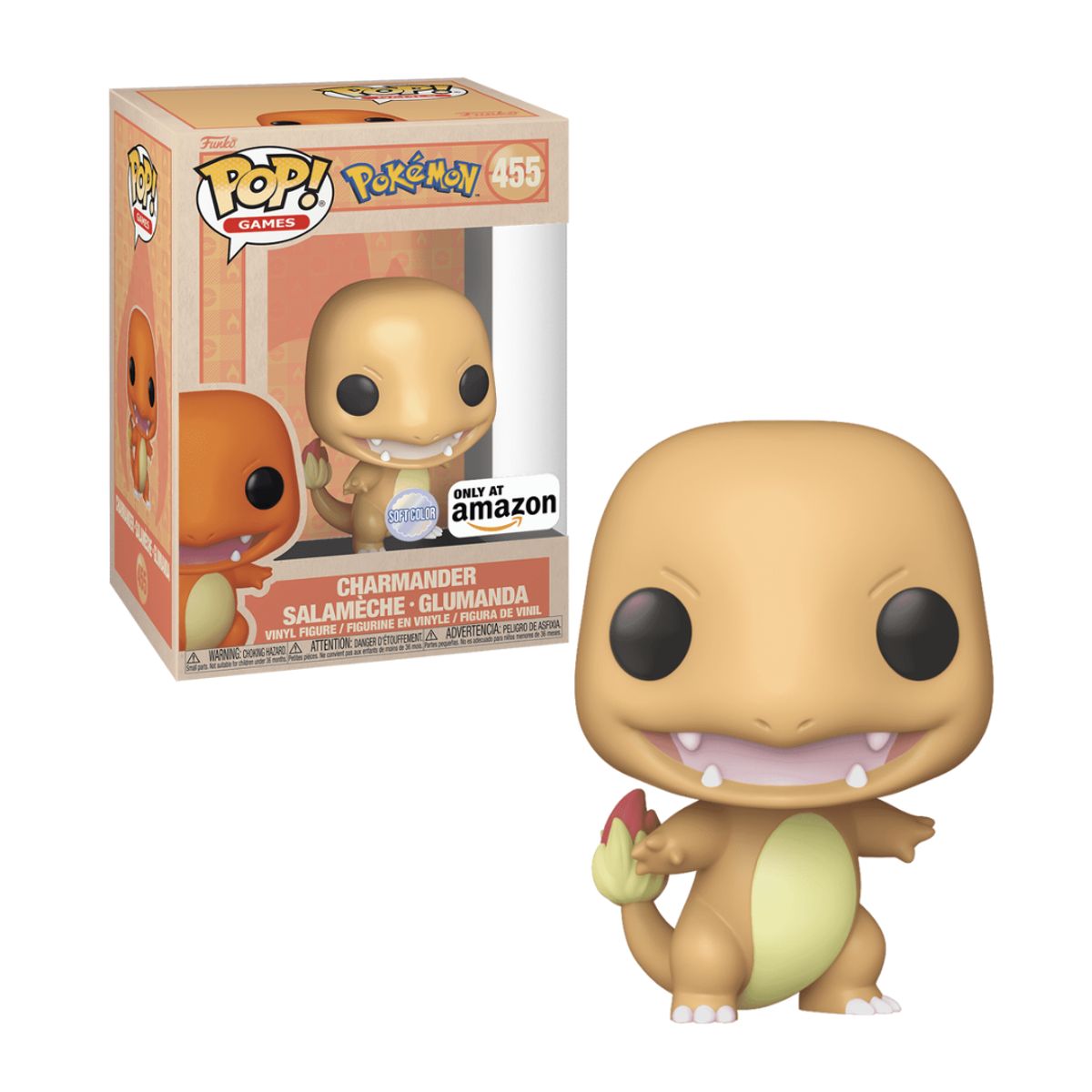 FUNKO - Charmander Soft Color Funko Pop 455 Pokemon Exclusivo