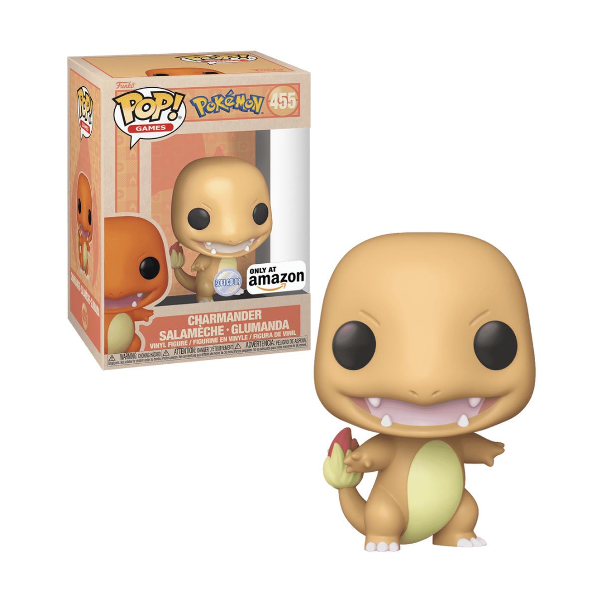 FUNKO - Charmander Soft Color Funko Pop 455 Pokemon Exclusivo