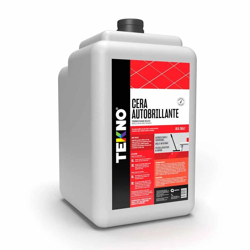 TEKNO - Cera Roja Autobrillante Galon Teknowax Tekno