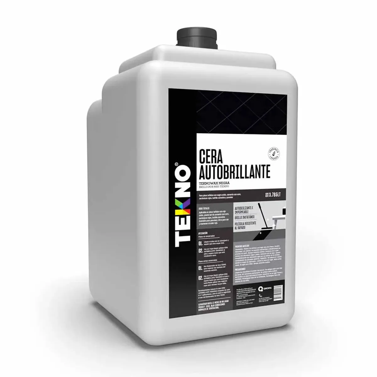 TEKNO - Cera Negra Autobrillante Galón Teknowax Tekno
