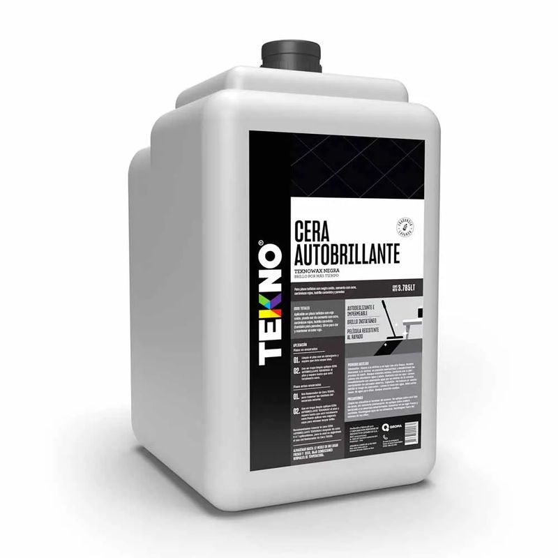 TEKNO - Cera Negra Autobrillante Galón Teknowax Tekno