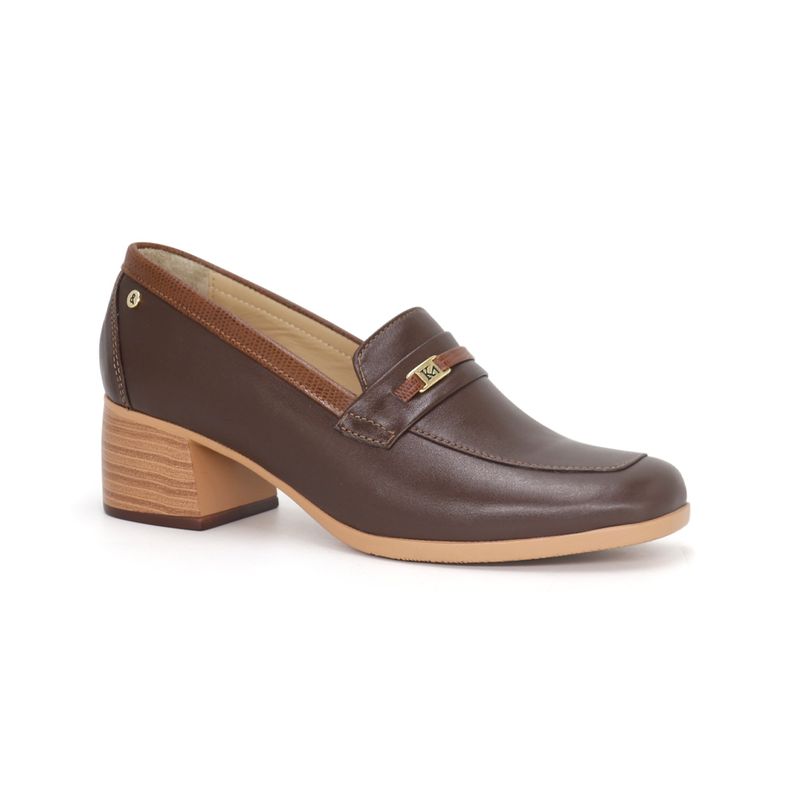 PAR&SS - Mocasín Casual De Cuero Mujer Par&ss KA25RENATA Marrón