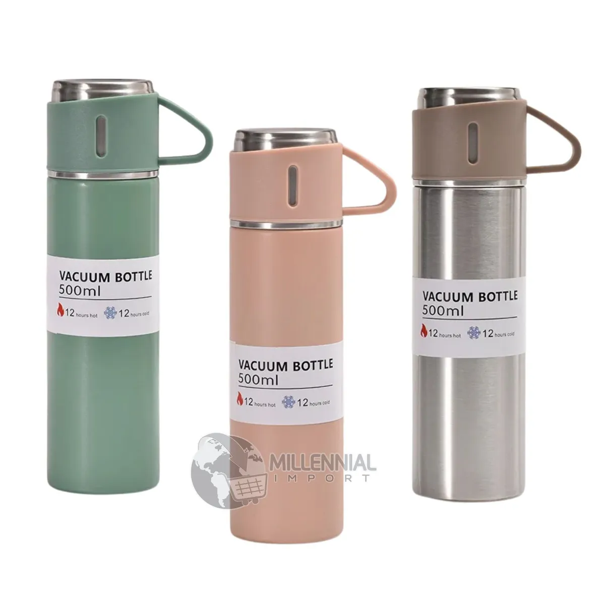 GENERICO - Termo con Tazas de Regalo para Oficina o Trabajo color Mujer