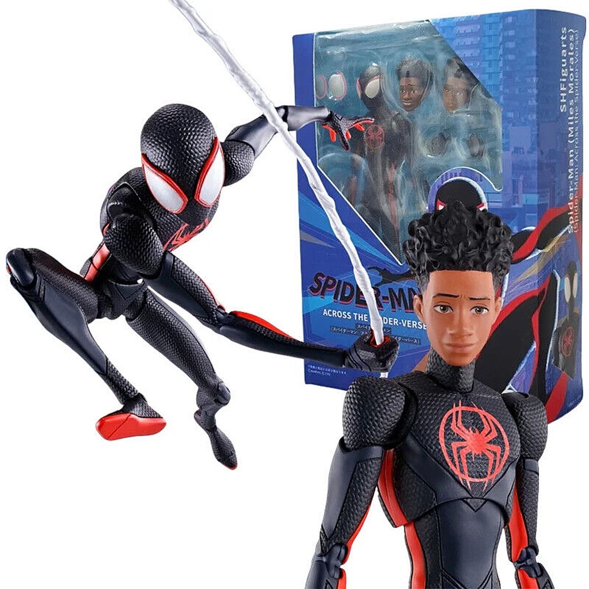 BANDAI - The Spider-Verse SH Figuarts Spider-Man Miles Morales