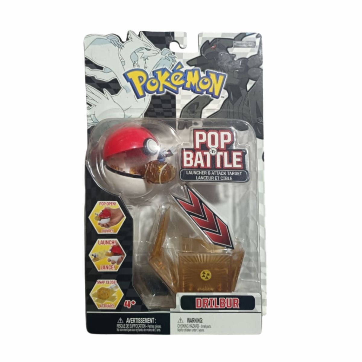 POKEMON - Pokemon Pop n Battle Drilbur Jakks Pacific