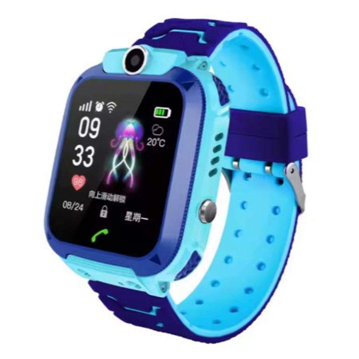 GENERICO - SMARTWATCH PARA NIÑOS Q12, PANTALLA HD 320 X 240 GPS, FUNCION SOS