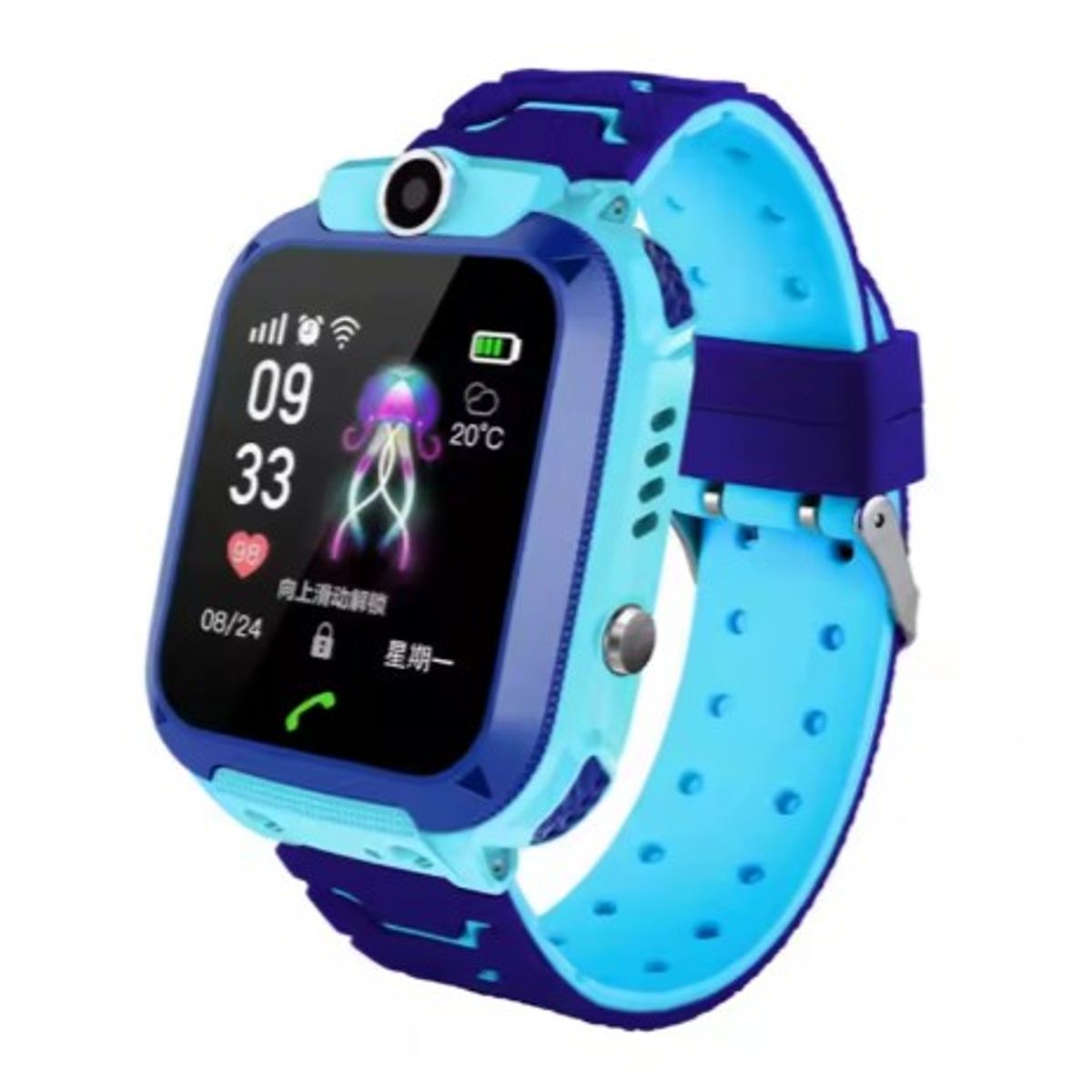 GENERICO - SMARTWATCH PARA NIÑOS Q12, PANTALLA HD 320 X 240 GPS, FUNCION SOS