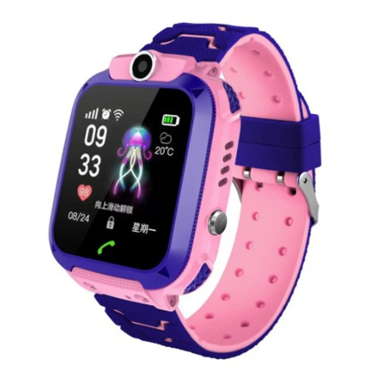 GENERICO - SMARTWATCH PARA NIÑOS Q12, PANTALLA HD 320 X 240 GPS, FUNCION SOS