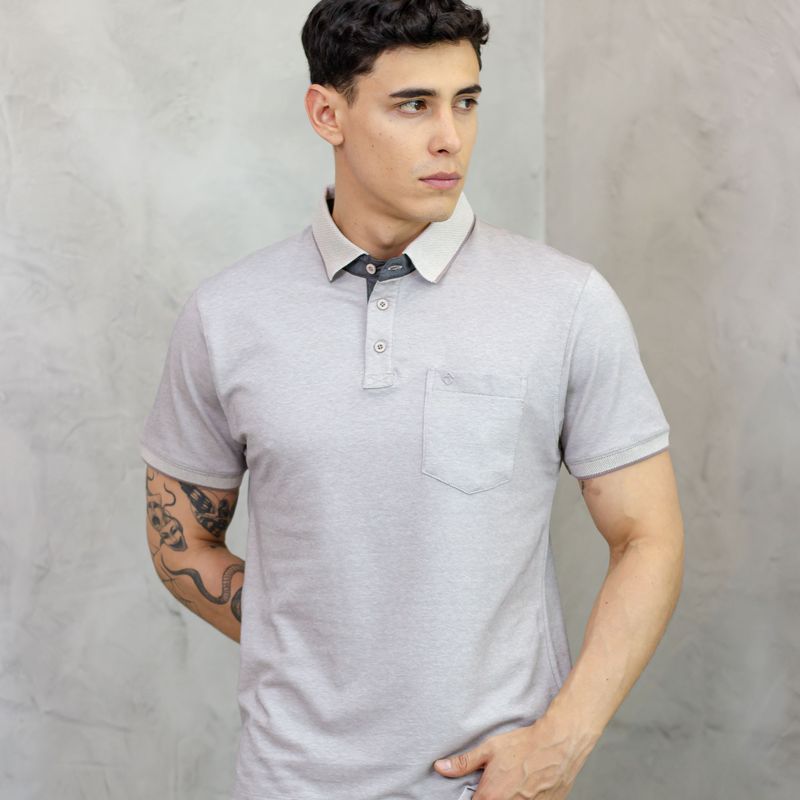 A VANTGARDESTYLE - POLO BOX REGULAR FIT CABALLERO MC - PIQUE LYCRADO