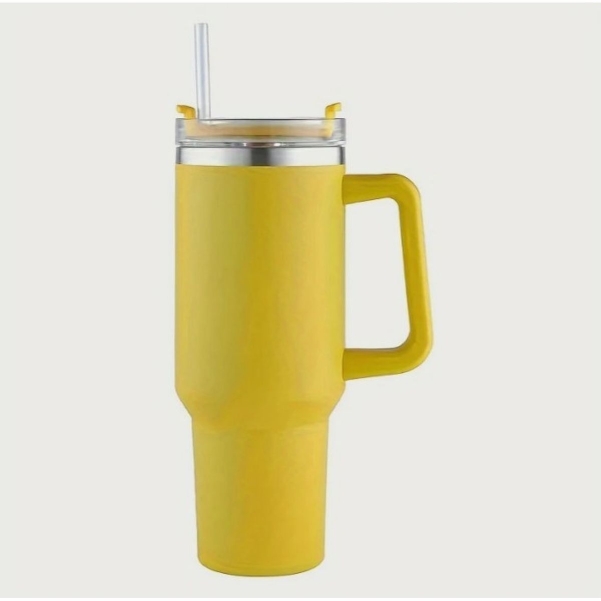 GENERICO - VASO TERMO GIGANTE PARA CARRO 1.1L  - AMARILLO