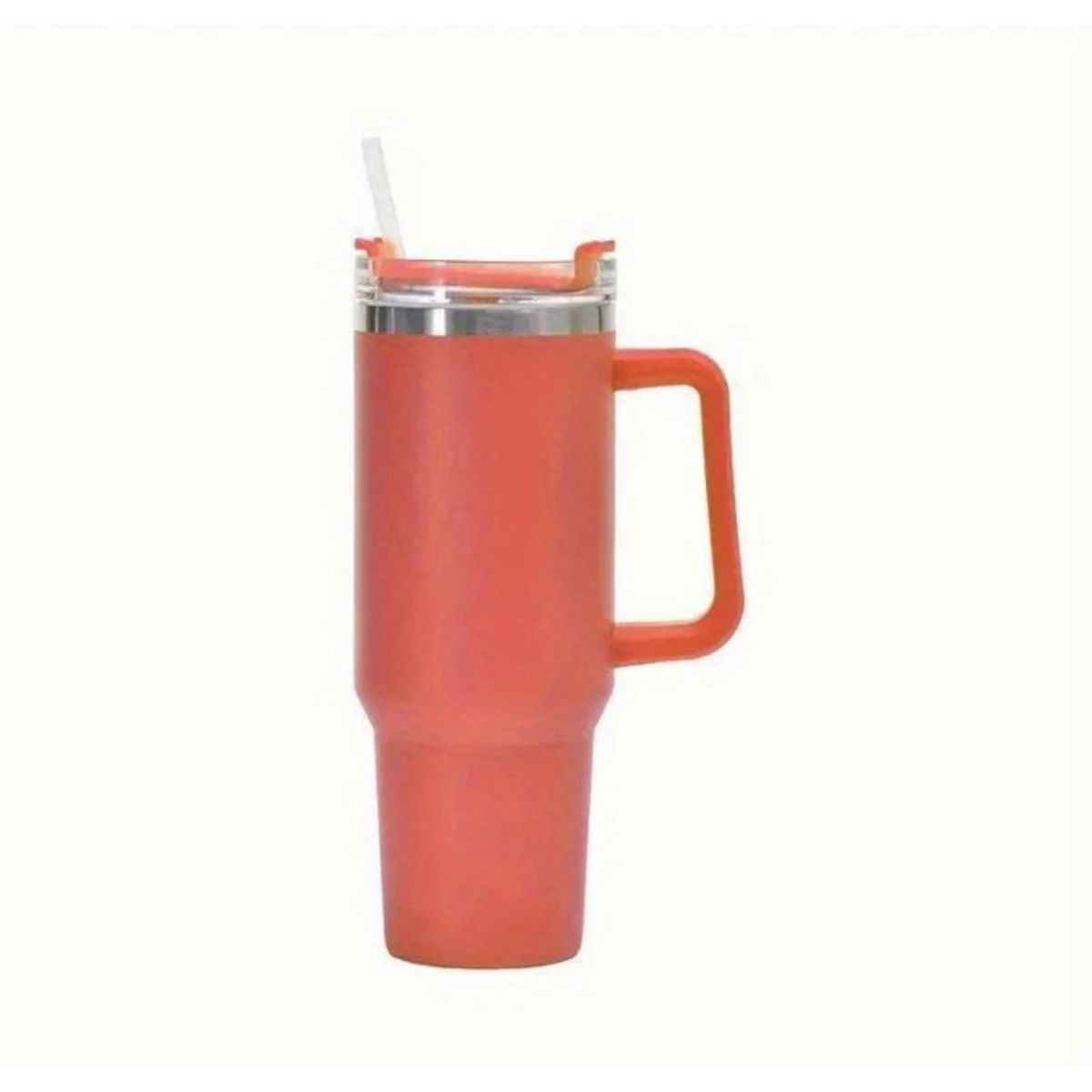 GENERICO - VASO TERMO GIGANTE PARA CARRO 1.1L  - CORAL