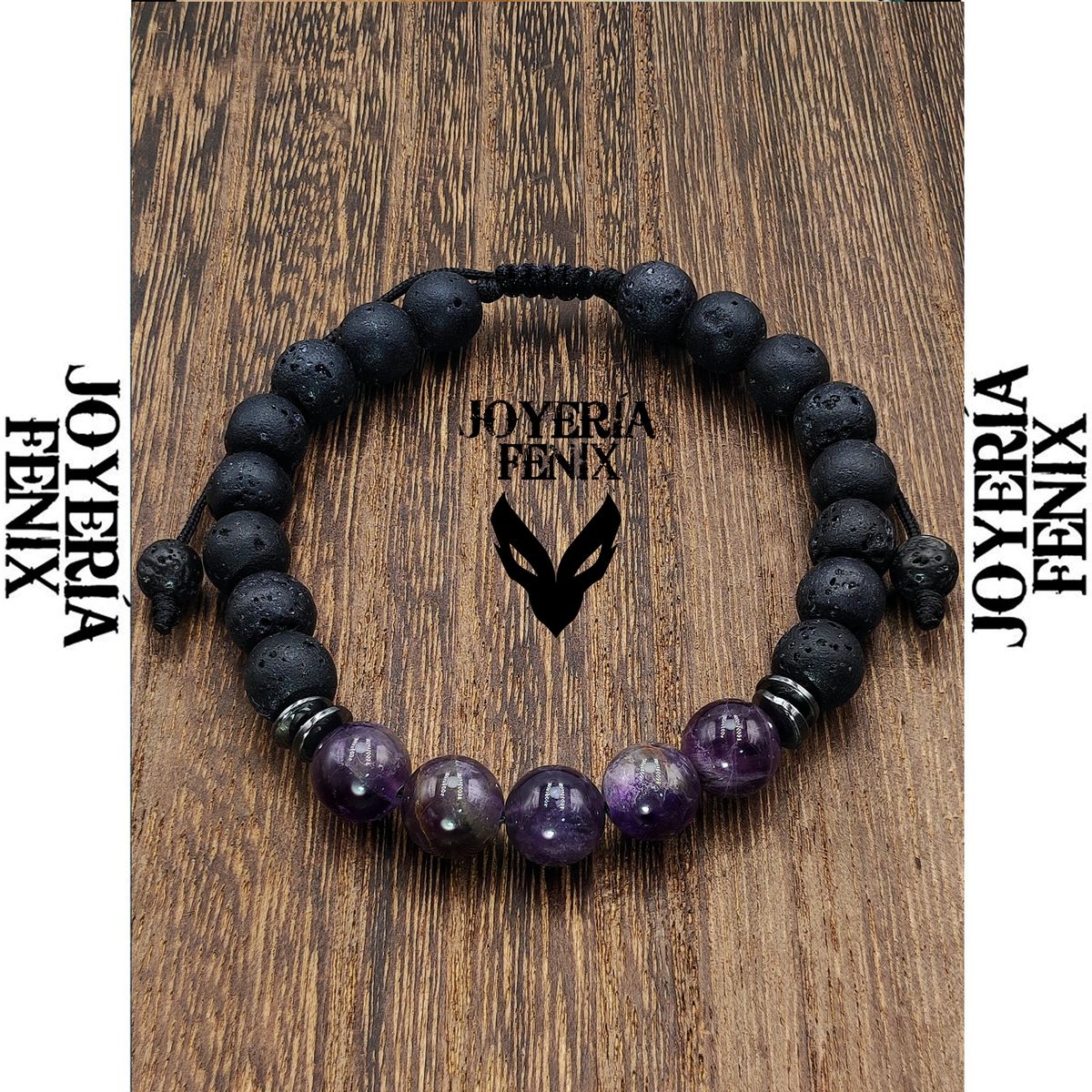 JOYERIA FENIX - Pulsera Doble Protección Volcánica- Joyería Fenix