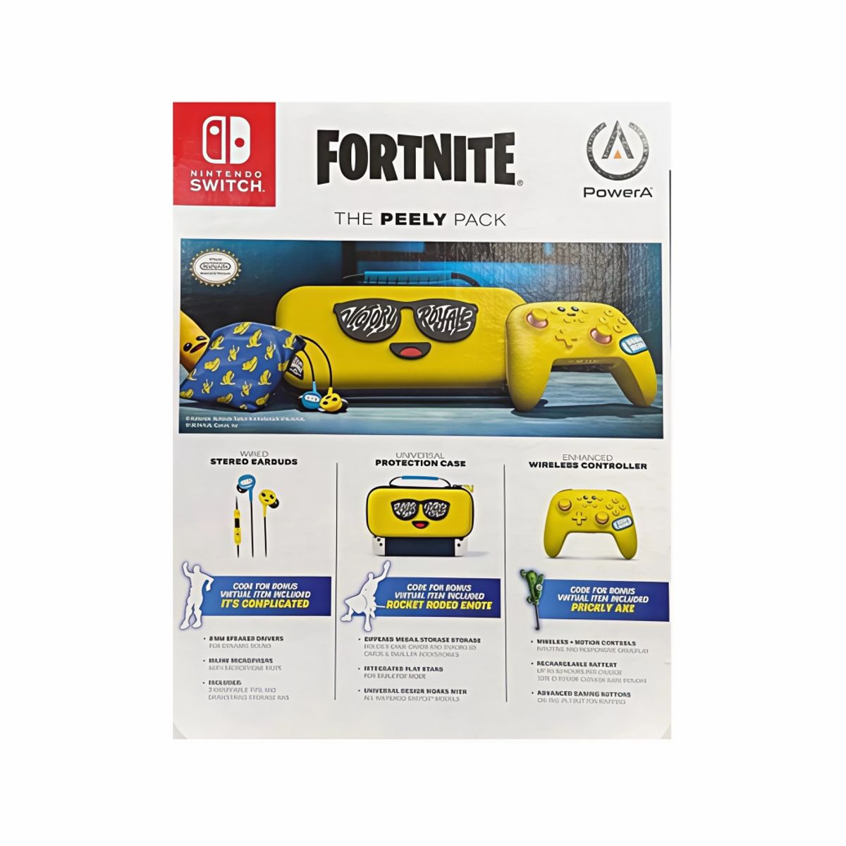 NINTENDO - Mando Pack Nintendo Switch Fornite Exclusive