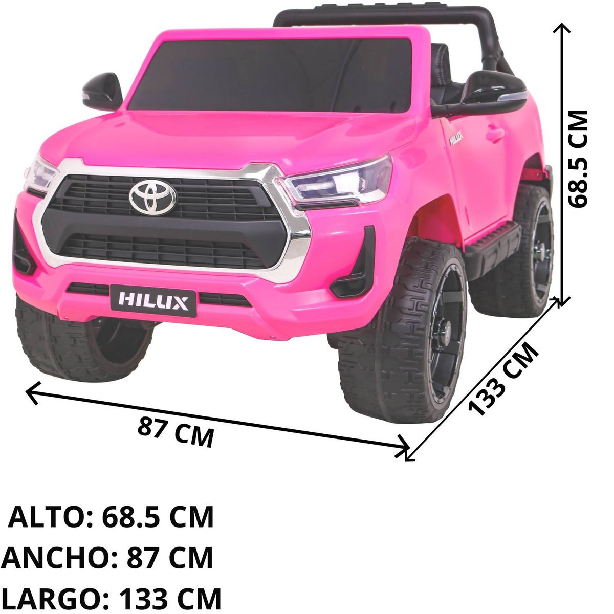 TOYOTA - Carro a Batería TOYOTA HILUX 2024 HL-860 de 12V