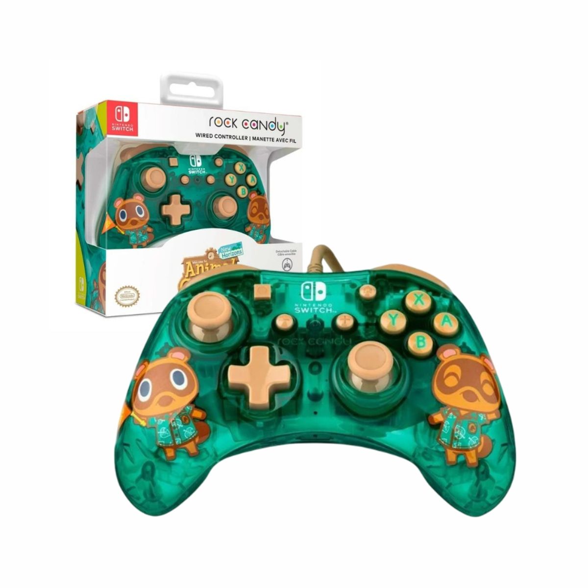 NINTENDO - Mando Nintendo Switch Animal Crossing Rock Candy