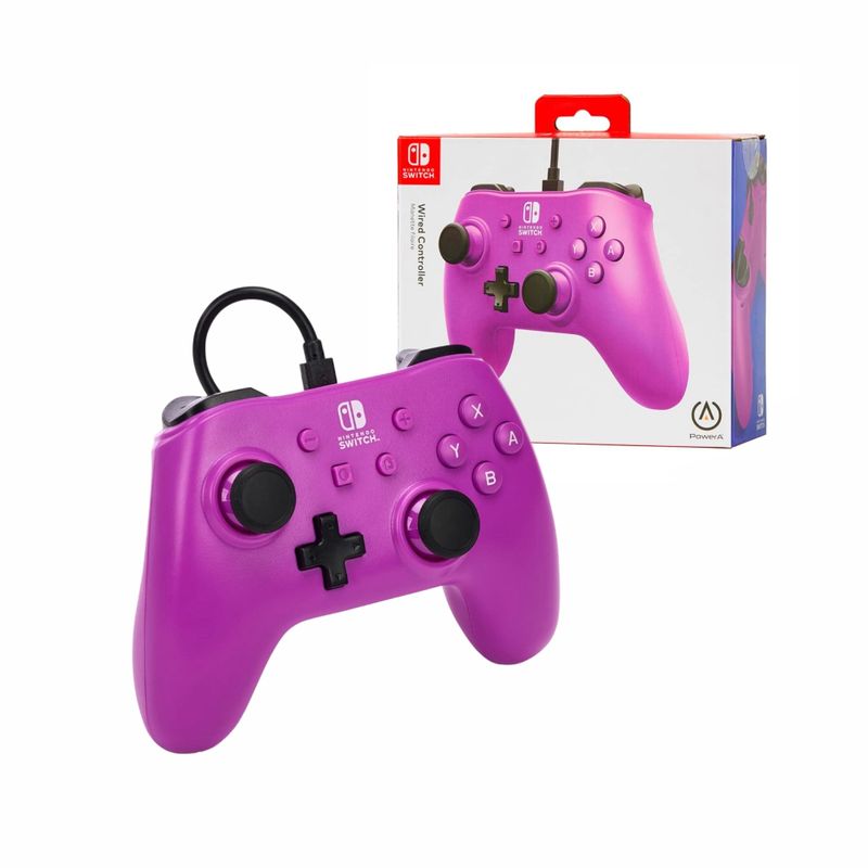 NINTENDO - Mando Nintendo Switch Morado Diseño