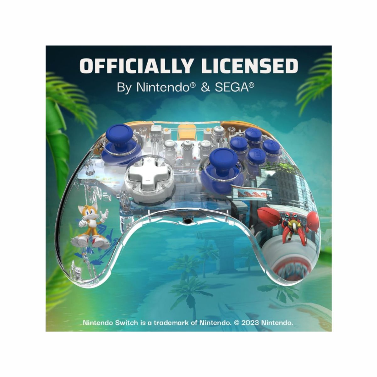 NINTENDO - Mando Nintendo Switch Led  Ligth Up Pro Sonic